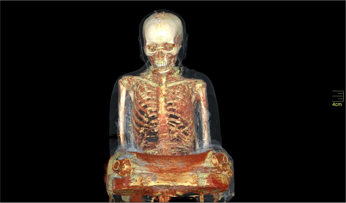 Scan reveals 1,000-year-old mummified monk hidden in statue | CNN