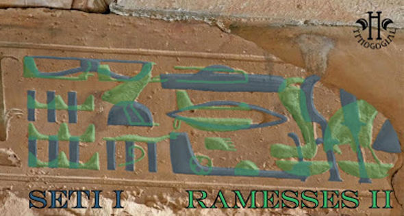 Proof of time travel? Riddle of planes and helicopter found in Egyptian hieroglyphs