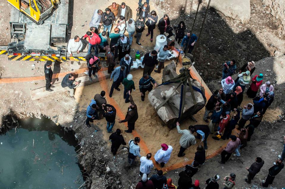 Giant 3,000-Year-Old Statue Of Pharaoh Ramses II Found Buried In A Cairo Slum - Mnews