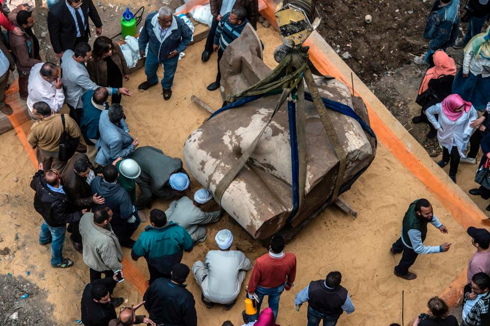 Giant 3,000-Year-Old Statue Of Pharaoh Ramses II Found Buried In A Cairo Slum - Mnews