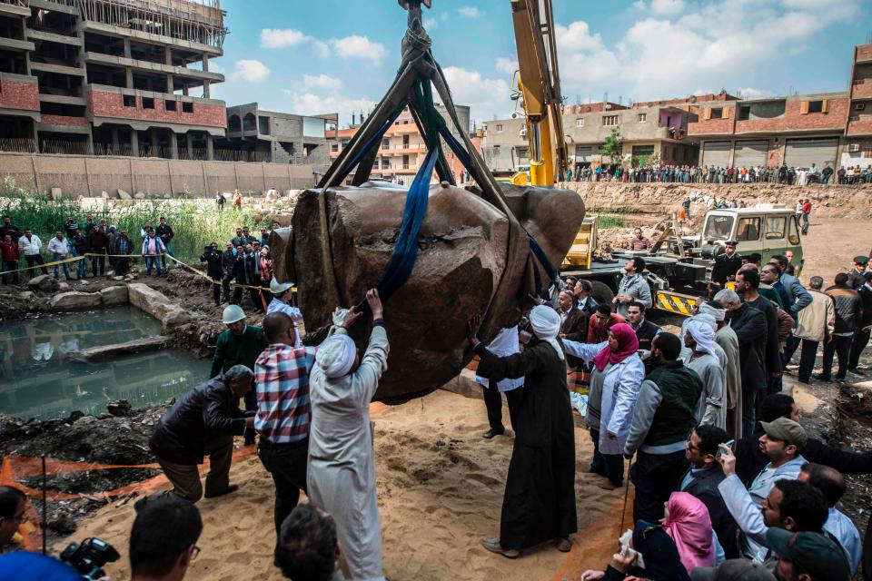 Giant 3,000-Year-Old Statue Of Pharaoh Ramses II Found Buried In A Cairo Slum - Mnews