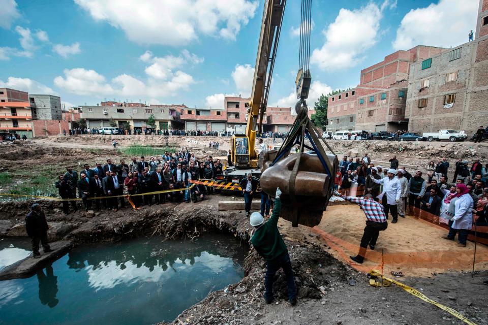 Giant 3,000-Year-Old Statue Of Pharaoh Ramses II Found Buried In A Cairo Slum - Mnews