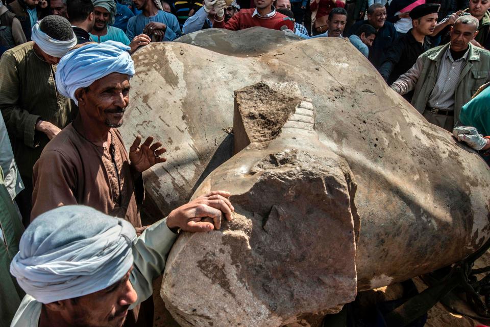 Giant 3,000-Year-Old Statue Of Pharaoh Ramses II Found Buried In A Cairo Slum - Mnews