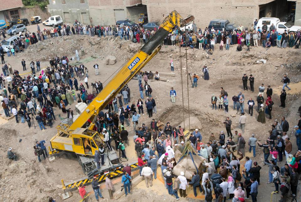 Giant 3,000-Year-Old Statue Of Pharaoh Ramses II Found Buried In A Cairo Slum - Mnews