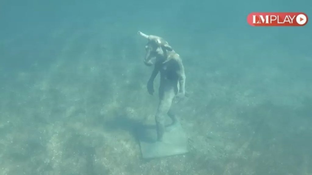 Massive Statue of Submerged Minotaur Found in Patagonia - BAP NEWS