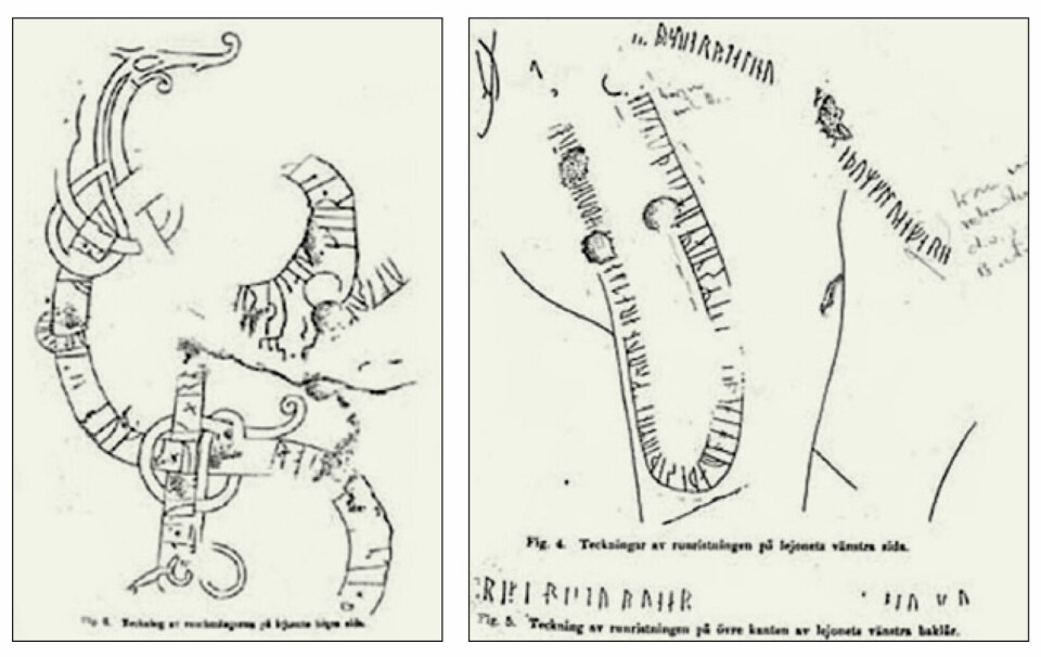 Vikings tagged the great lion in Venice with runes