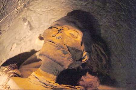 “Egypt, The mummified remains of Queen Hatshepsut wet-nurse Sitre-In