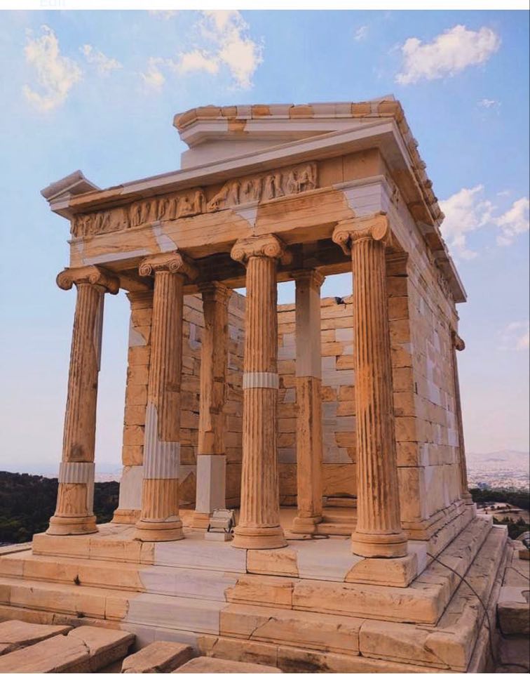 Temple of Athena Nike on the Acropolis. Then and now! - News