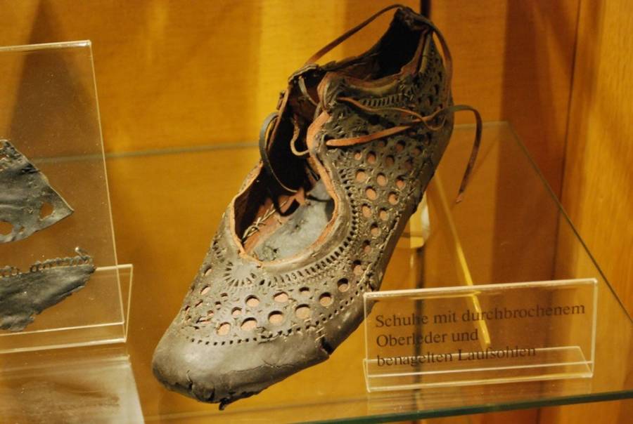 Intricately-Designed 2,000-Year-Old Roman Shoe Found Inside A Well