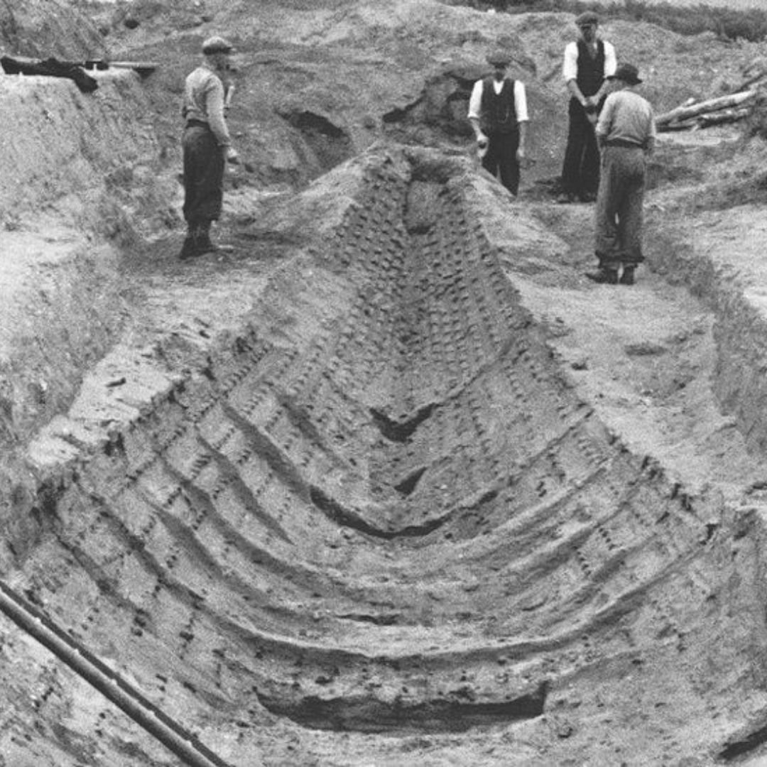 In 1939, discovered a 1,400-year-old Anglo-Saxon burial site in Suffolk that included an entire ship. The finds were described as some of “the greatest archaeological discoveries of all time.