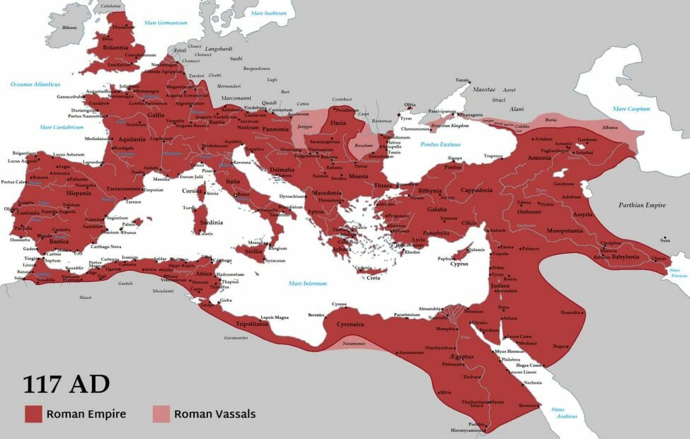 roman empire map