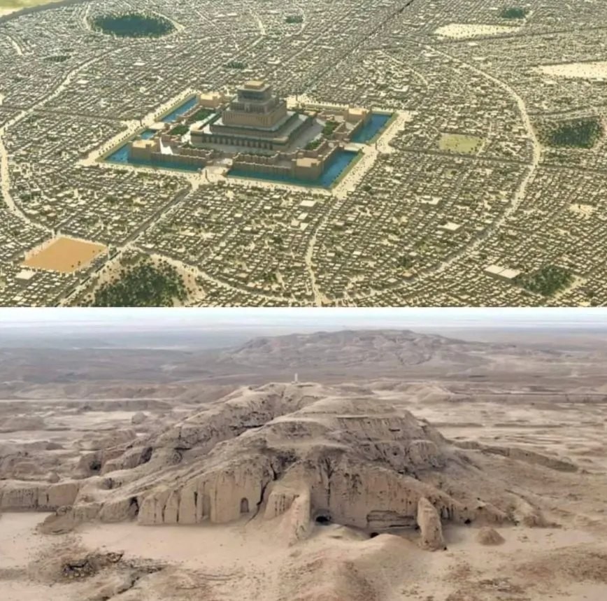 Sumerian city of Uruk, established around 4500 BCE.