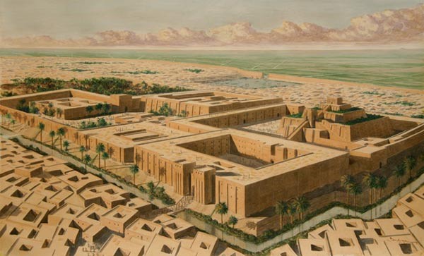 Sumerian city of Uruk, established around 4500 BCE.